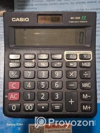 Casio Mj-120d Tow Way Power Calculator