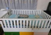 Baby Bed (2 Mattresses) with side stairs