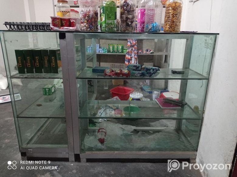 কাঁচের ডিসপ্লে কাউন্টার