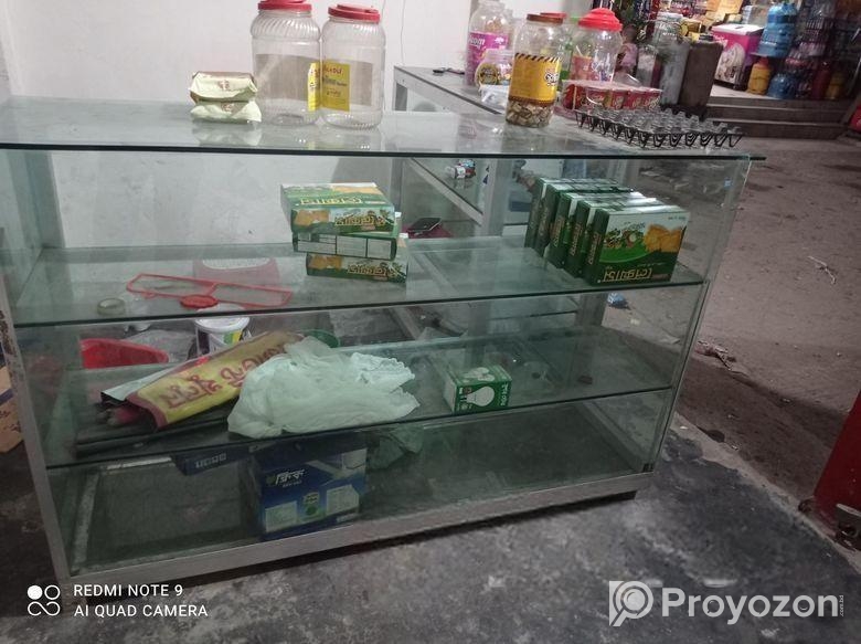 কাঁচের ডিসপ্লে কাউন্টার