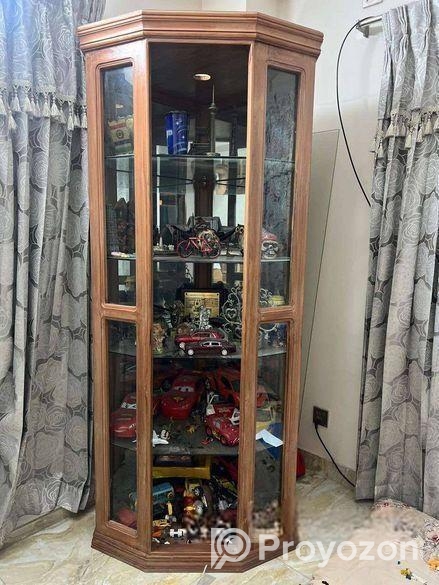 সেগুন কাঠের শোকেস