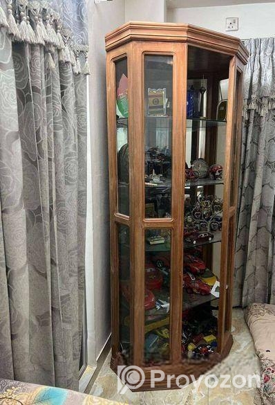 সেগুন কাঠের শোকেস