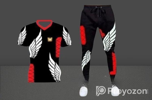 Mas T-Shirt & Full Pant Set