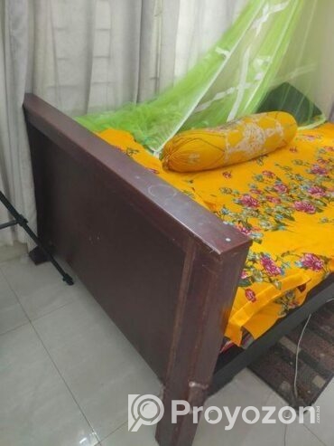 Single Bed oak burnish