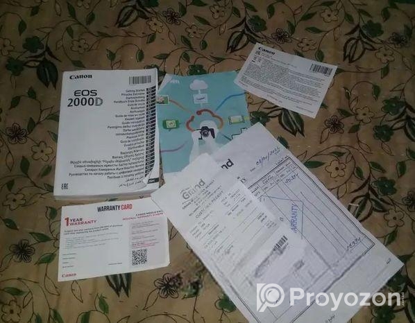 100% fresh condition. canon 2000d