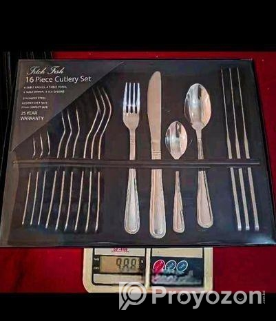 16-Piece Stainless Steel