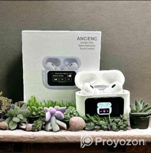 চমৎকার ডিজাইন টাচ কন্ট্রোল বক্স A9 Pro Airpods ANC-ENC Doubl