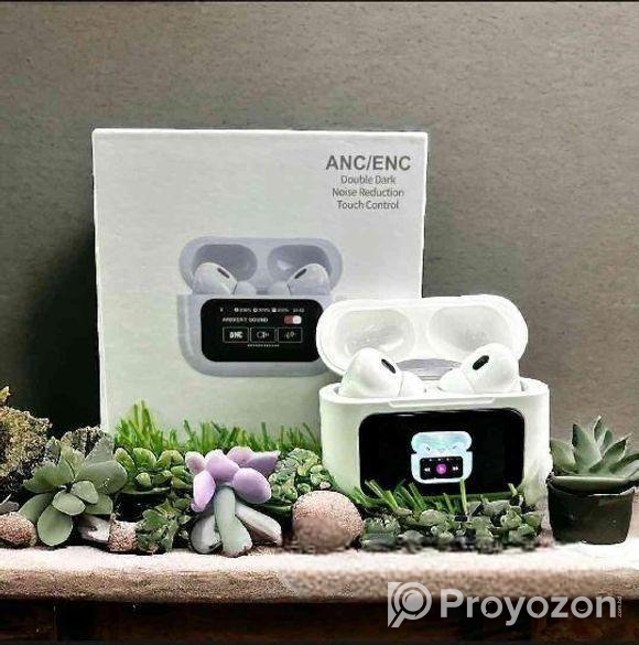 চমৎকার ডিজাইন টাচ কন্ট্রোল বক্স A9 Pro Airpods ANC-ENC Doubl