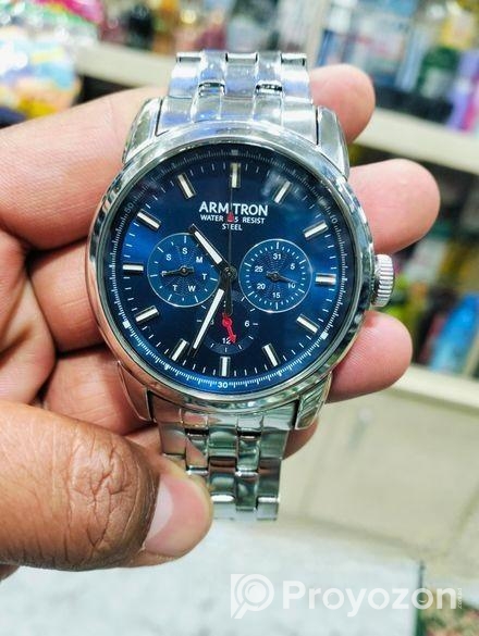 Armitron Men’s Stainless Steel Bracelet Watch Japan Movt