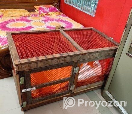 খুব মজবুত করে বিড়ালের জন্য তৈরি করা খাঁচা