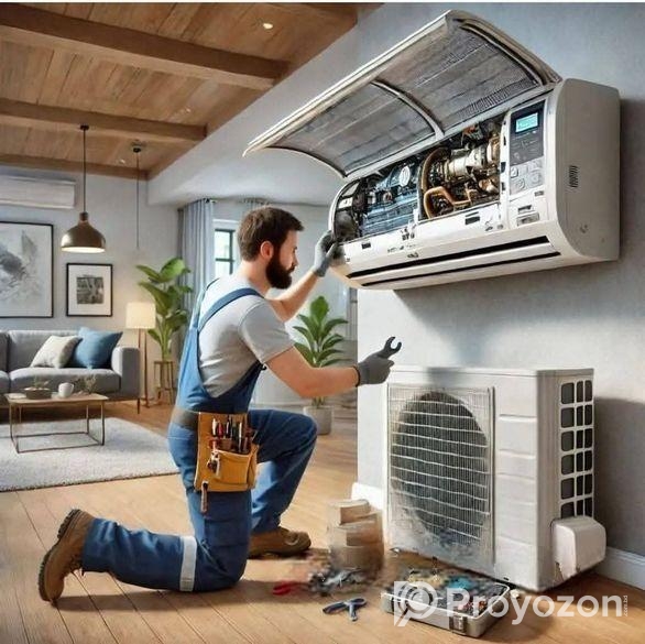 এসি এবং ফ্রিজের সার্ভিস করা হয়