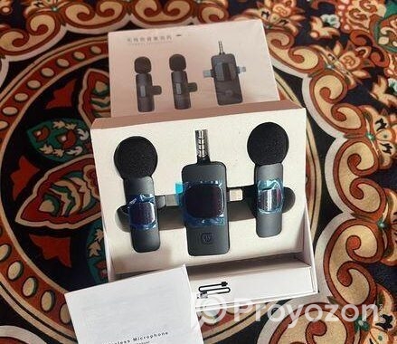 Wireless Dual Lavalier Microphone