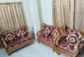 বার্মা সেগুন এর তৈরী সোফা সেট
