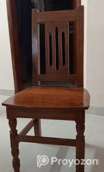 শিশু কাঠের ৬টি চেয়ারের ডাইনিং টেবিল