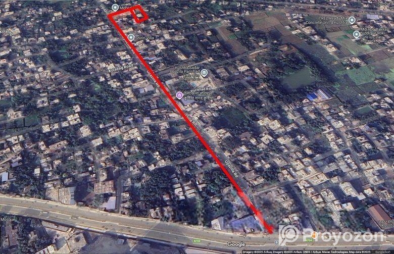 কুষ্টিয়া মেইন শহরে 2.5 কাঠা জমি বিক্রয় করা হবে