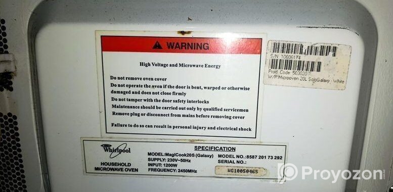 Whirlpool Magik Cook 20s