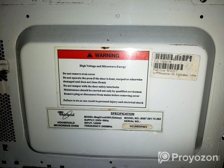 Whirlpool Magik Cook 20s