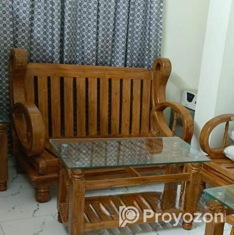 বার্মা সেগুন এর তৈরী সোফা সেট