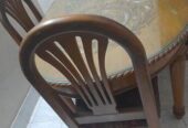 Original Segun Kather Dining Table Set (04 Chairs)