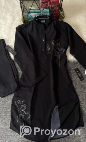 black (Thinking mask) digital printed co-ords