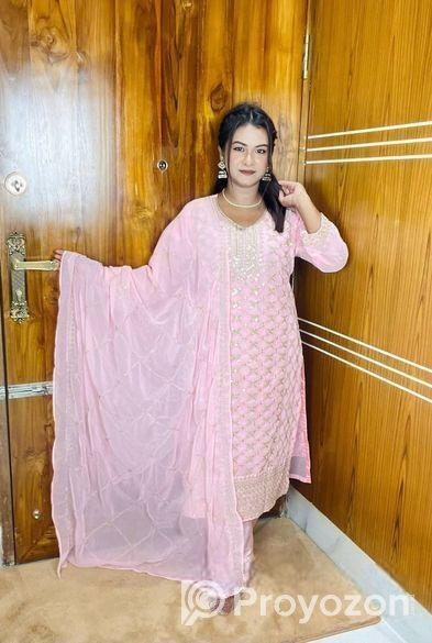 সম্পূর্ণ সেলাই করা রেডিমেড থ্রী পিস