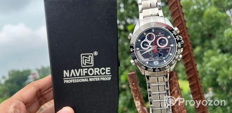 Naviforce NF9188 Silver+Black