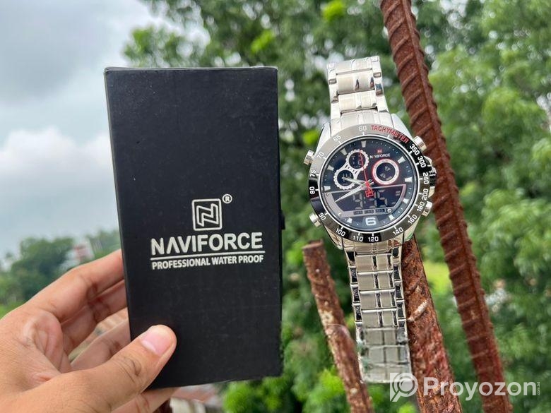 Naviforce NF9188 Silver+Black
