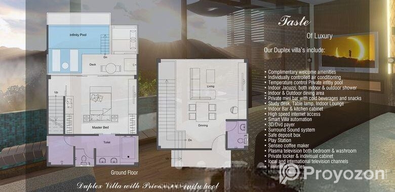 Duplex villa