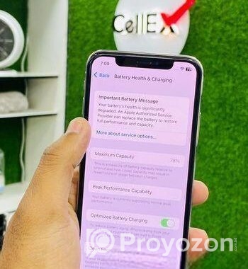 Apple iPhone X 256gb silver (Used)
