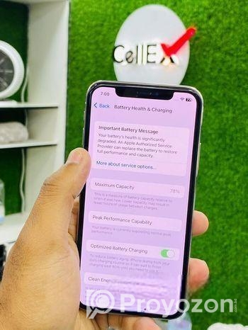 Apple iPhone X 256gb silver (Used)