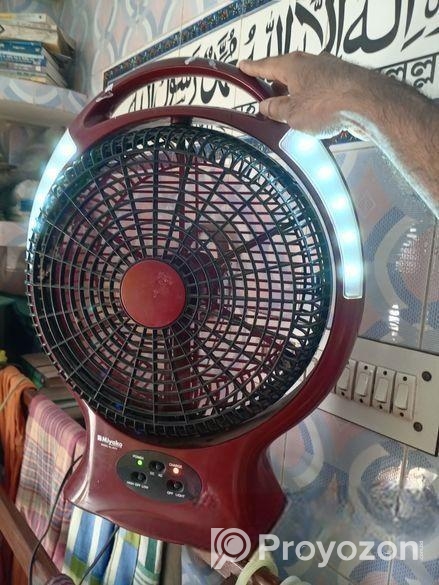 Miyako 2612 Ac/dc Battary Rechargeable Fan