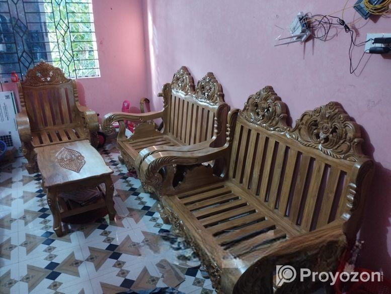 সেগুন কাঠের সোফা