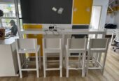 Tea / Coffee Table with 4 seats