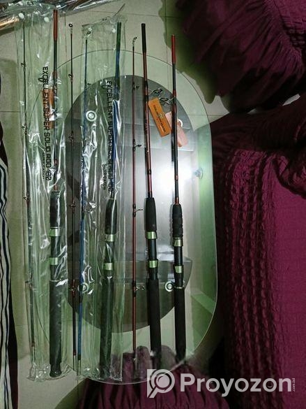 ফিশিং হুইল ৮ ফিট ২ পাট সিপ মেটাল রিল কম্বো প্যাকেজ