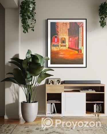 Old City in A Rickshaw 24×30