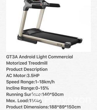 GT3A Android Semi Commercial Foldabble Motorized T
