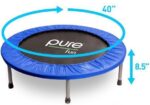 Trampoline – 40 inch Black and Blue