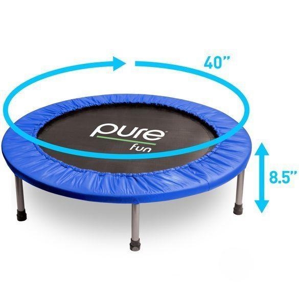 Trampoline – 40 inch Black and Blue