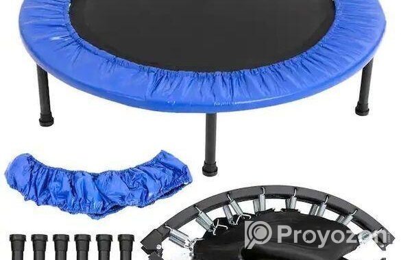 Trampoline – 40 inch Black and Blue