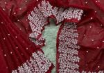 Half Silk Block Print Sharee