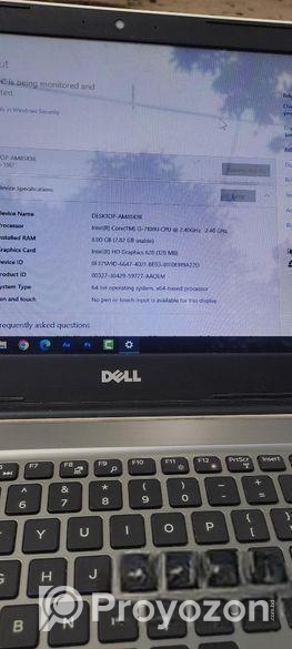 Dell i3 7-Gen 15” inc Ram 8GB 128GB SSD Fresh