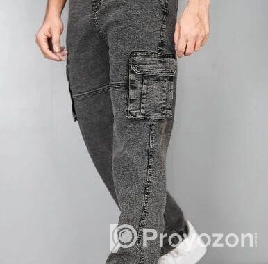 Cargo 6 Pocket Baggy Jeans Pant