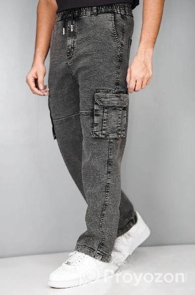 Cargo 6 Pocket Baggy Jeans Pant