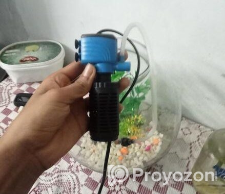 একুরিয়াম গোল শোপিস সুন্দর লাগে ফিল্টার সহ