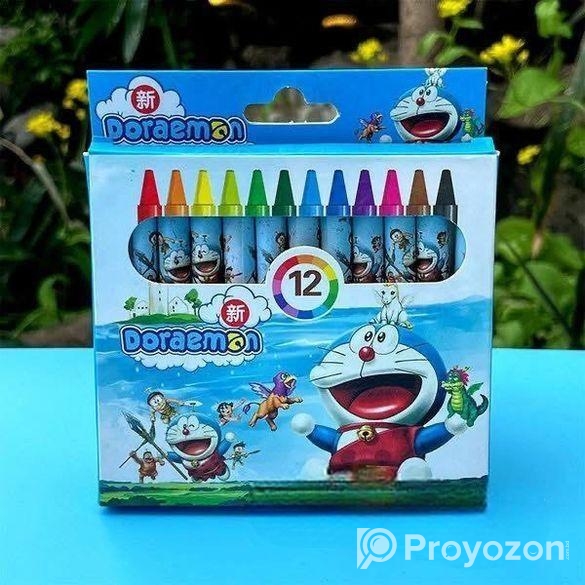 নতুন Doraemon ১২ পিস ক্রেয়ন সেট!