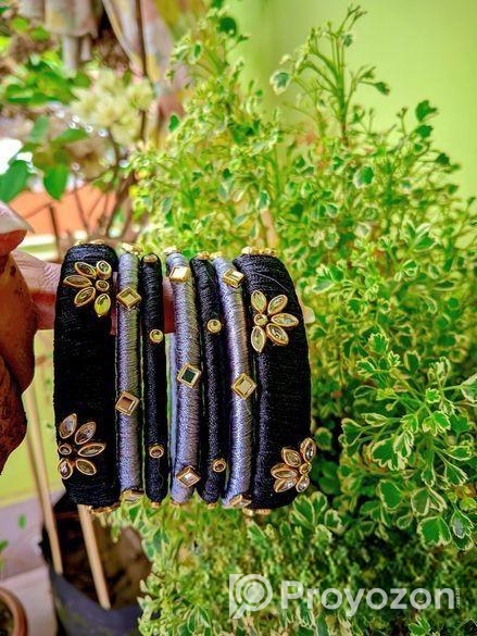 Handmade silk thread (Kundon Bangles)