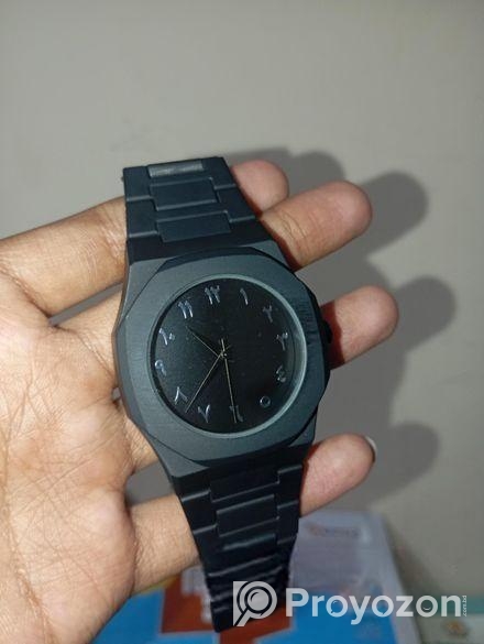 Black Arabic Aura Watch
