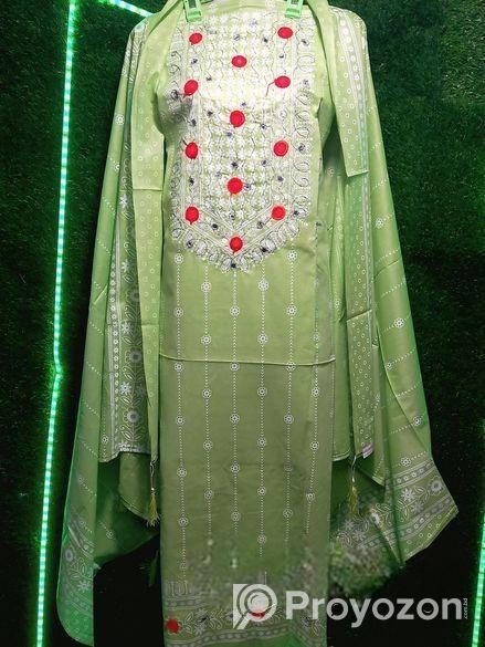 সুতি থ্রি পিস