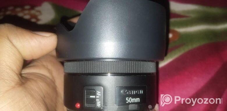 Canon 250d body and 50 mm prime lens