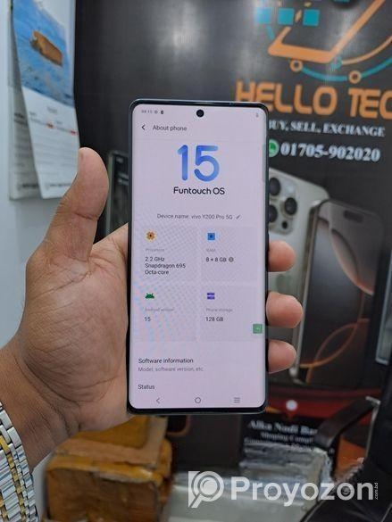 Vivo y200 pro 5g box (Used)